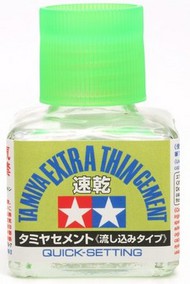 Extra Thin Cement Quick Setting (40ml Bottle) #TAM87182