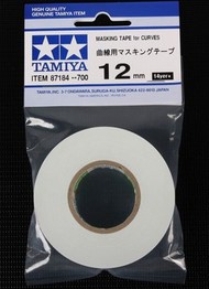  Tamiya Accessories  NoScale Masking Tape for Curves 12mm TAM87184
