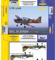  Tarangus Models  1/48 Scottish-Aviation Bulldog SK.61 Swedish Army and Air Force TAR48005