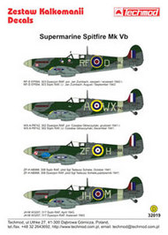  Techmod Decals  1/32 Spitfire Mk Vb (4) TCD32019