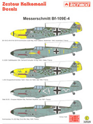  Techmod Decals  1/32 Bf.109E-4 TCD32028