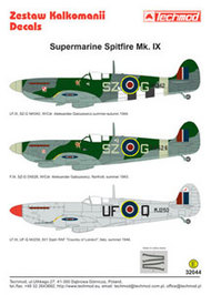  Techmod Decals  1/32 Supermarine Spitfire Mk.IX #2 TCD32044