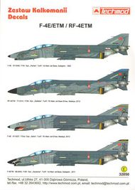  Techmod Decals  1/32 McDonnell F-4E Phantom II TCD32050
