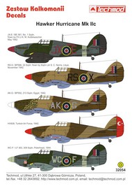  Techmod Decals  1/32 Hawker Hurricane Mk.IIC TCD32054