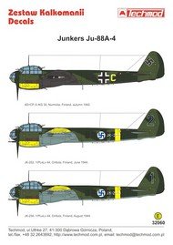  Techmod Decals  1/32 Junkers Ju.88A-4 Part 1 TCD32060