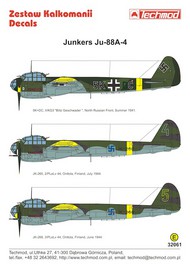  Techmod Decals  1/32 Junkers Ju.88A-4 Part 2 TCD32061