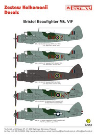  Techmod Decals  1/32 Bristol Beaufighter Mk.VIF TCD32062