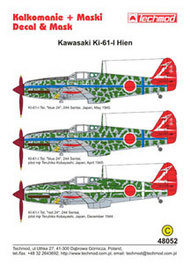 Kawasaki Ki 61 Hein Pt 1 (3) 244 Sentai #TCD48052