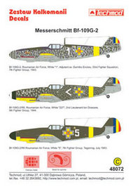 Messerschmitt Bf.109G-2 (3) Rumania Air Force #TCD48072