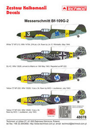  Techmod Decals  1/48 Messerschmitt Bf.109G-2 Finnish Air Force (4) TCD48078