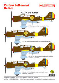 PZL-23B Karas (Rumanian Markings) #TCD48089