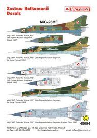  Techmod Decals  1/48 Mikoyan MiG-23MF TCD48094