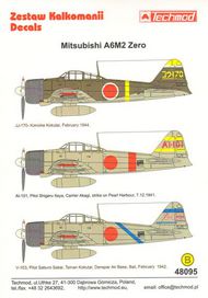  Techmod Decals  1/48 Mitsubishi A6M2 Zero (3) JJ170 Konoike Kokuta TCD48095