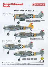  Techmod Decals  1/48 Focke-Wulf Fw.190F-8 #1 TCD48112