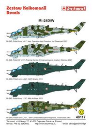  Techmod Decals  1/48 Mil Mi-24D/W [Mi-24W]: Mi-24D 'Hind-D', '461' TCD48117