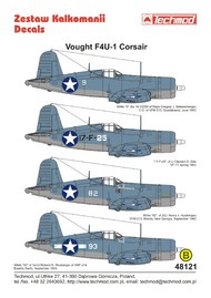  Techmod Decals  1/48 Vought F4U-1 Corsair TCD48121