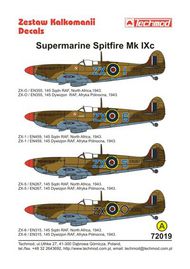 Supermarine Spitfire Mk.IXc (4) 145 Polish Sq #TCD72019