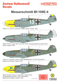  Techmod Decals  1/72 Messerschmitt Bf.109E-4 TCD72052