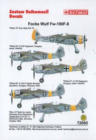  Techmod Decals  1/72 Focke-Wulf Fw.190F-8 TCD72065