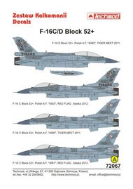  Techmod Decals  1/72 F-16C/D TCD72067