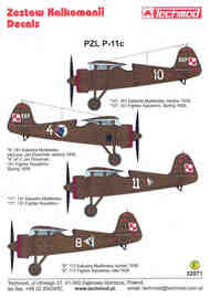 PZL P.11c Camouflage and marking versions #TM32071