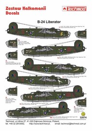  Techmod Decals  1/32 Consolidated B-24D/B-24J Liberator TM32074