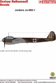  Techmod Decals  1/48 Junkers Ju.88D-1 (1) TM48031C