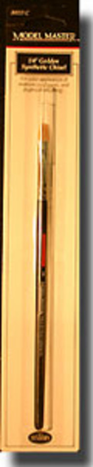  Testors  NoScale Model Master- 1/4' Golden Syn. Chisel Brushes TES8833