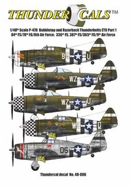 Republic P-47D Thunderbolt Bubbletop and Razorback OUT OF STOCK IN US, HIGHER PRICED SOURCED IN EUROPE #TCT48006