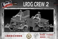 LRDG Crew Figure Set 2 (3 resin) - Pre-Order Item #TDMF35003