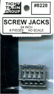  Tichy Trains  HO Screw Jacks (8) TIC8228