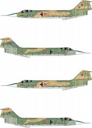  Tigerhead Decals  1/32 Turkish Air Forces Lockheed F-104G Starfighters Tigermeeters THD32001