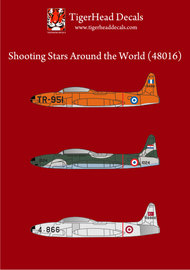  Tigerhead Decals  1/48 Shooting Stars Around the World THD48016