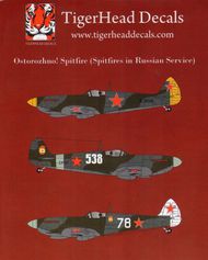  Tigerhead Decals  1/72 Supermarine Spitfires in Soviet Service. Along with British Hurricanes, the Soviet Air Force (voyenno-vozdushnyye silyVVS) also managed to fly another aircraft of the Royal Air Force as a front-line fighterthe Supermarine Spitfire Mk. Vb. In the West th THD72018