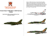  Tigerhead Decals  1/72 Turkish Huns North-American F-100C/F-100D/F-100F in TUAF Service THD72023