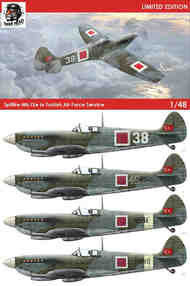 Supermarine Spitfire Mk.IXe in Turkish Air Force Service-Eduard sprues #THK48002