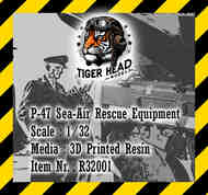 Republic P-47D Thunderbolt Razorback Sea-Air Rescue Equipment #THR32001