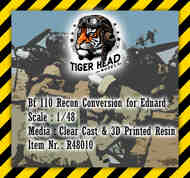 Messerschmitt Bf.110 Recon Conversion (RB 50/30 Camera) #THR48010