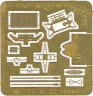  Toms Modelworks  1/350 USN Mk.12 & Mk.22 Radar Antennas TMW3592