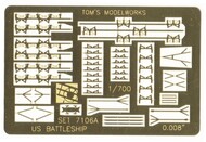  Toms Modelworks  1/700 USN Battleships Detail Set TMW7106