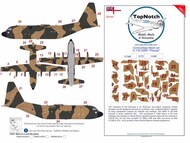  TopNotch  1/144 Lockheed C-130 Hercules SAAF 'Flossie' Camouflage pattern paint mask - Pre-Order Item TNM144-M191