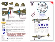  TopNotch  1/32 Lockheed P-38 'Sharks Mouth' TNM32-I035