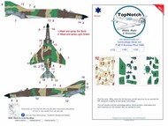  TopNotch  1/32 McDonnell F-4E Phantom Kurnass factory scheme after 1980 TNM32-M079