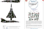  TopNotch  1/32 Dassault Mirage IIIE camouflage pattern paint mask TNM32-M146