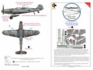  TopNotch  1/35 Messerschmitt Bf.109G-6 Erla camouflage pattern paint masks TNM35-M045