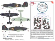  TopNotch  1/48 Hawker Sea Hurricane - Mk.I Pattern A Camouflage pattern paint masks TNM48-M133