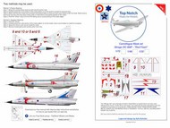 TopNotch  1/48 Dassault Mirage IIIC Red Flash and air intakes TNM48-M143
