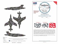  TopNotch  1/72 Blackburn Buccaneer S.2B/S.2C Wrap pattern paint masks TNM72-M098
