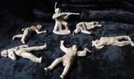 Plains Indians w/Casualties Dismounted Figure Playset (12) #TSR18