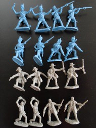  Toy Soldiers of San Diego  1/32 Alamo Hand-to-Hand Combat Texan & Mexican Figure Playset (16) TSR25